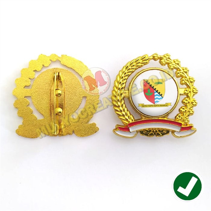 Pin Logo Kabupaten Bros Wing Logo Kabupaten Bandung pesan pin enamel