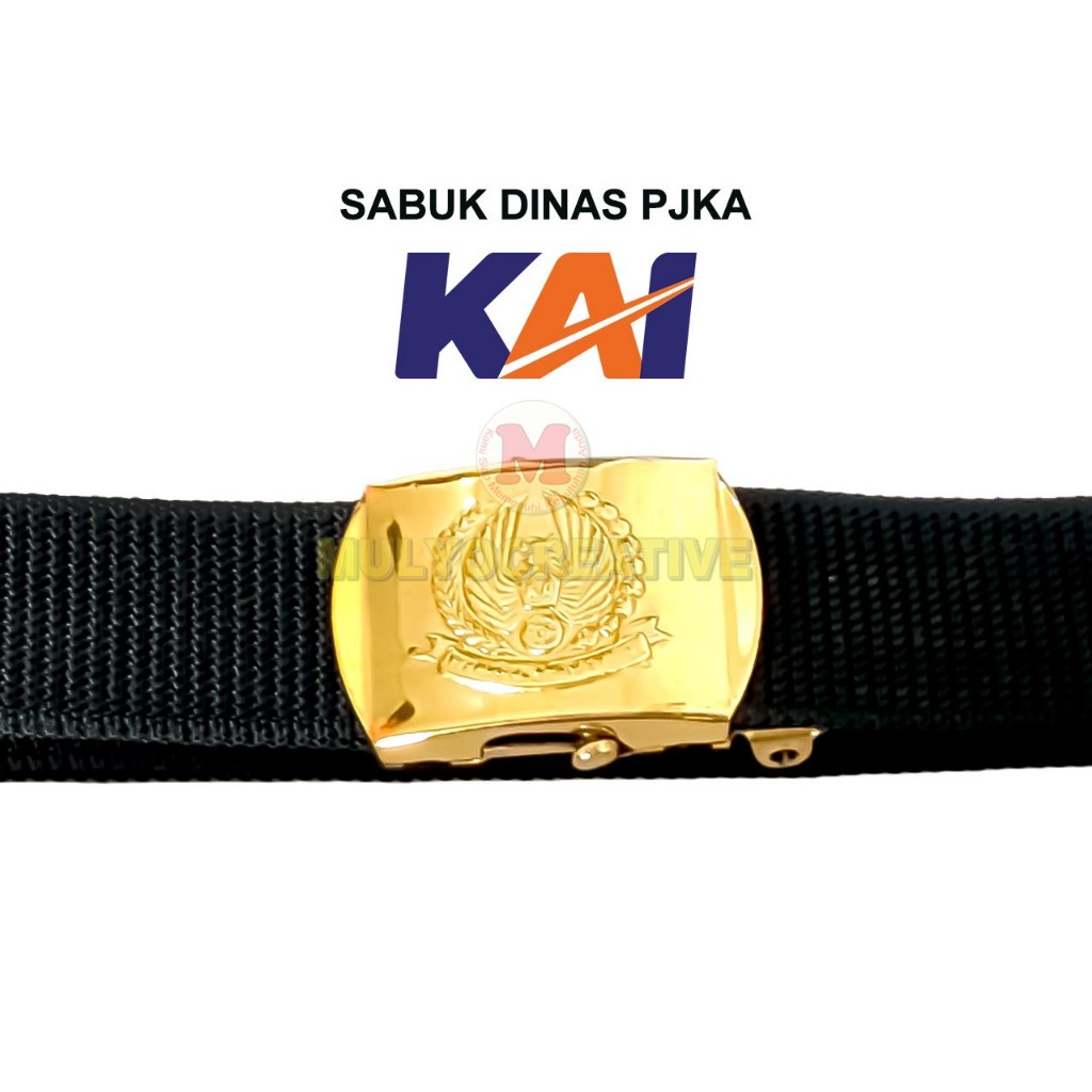 Ikat Pinggang PJKA Dinas Kereta Api Indonesia Model Slorok Roll pesan