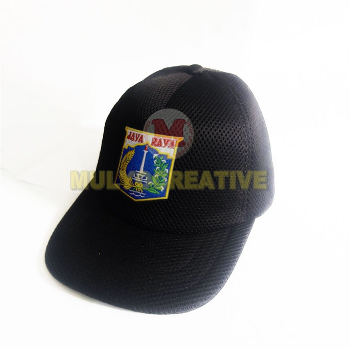 Topi Jaring Jakarta Lambang DKI Jakarta pesan pin enamel lencana pin